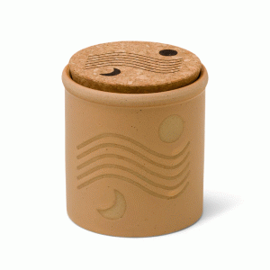 DU0804EU Dune Ceramic Candle Paddywax 226g - Yellow - Orange Zest and Bergamot